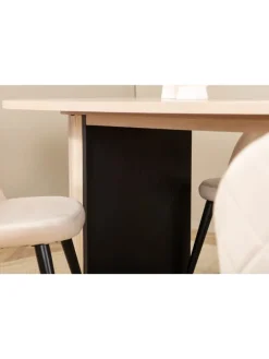 ebuy24 Möbel-Sets<Essgruppe Bianca 1 (5-teilig) Beige 90 x 200 cm