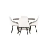 ebuy24 Möbel-Sets<Essgruppe Kaseindon 5 (5-teilig) Braun 100 x 100 cm