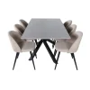 ebuy24 Möbel-Sets<Essgruppe Piazza 20 (7-teilig) Beige 90 x 180 cm