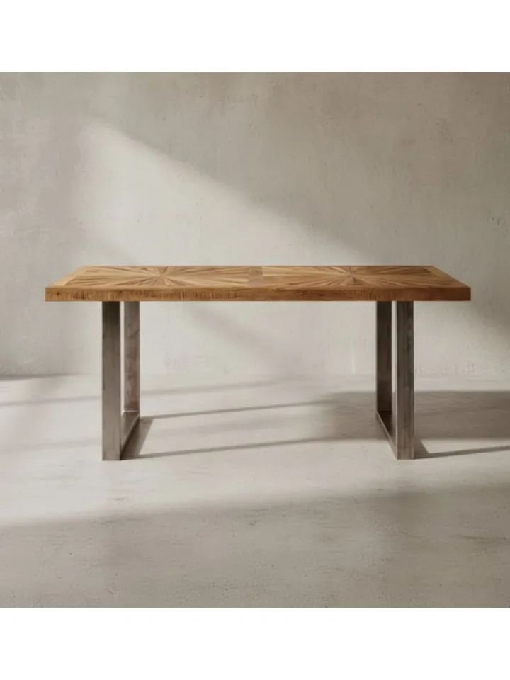 KADIMA DESIGN Tische<Esstisch Mango Massivholz Esszimmertisch 180x76,5x90, Küchentisch