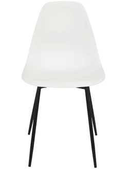 THE HOME DECO FACTORY Sitzmöbel<Esszimmerstuhl in Weiß - (B)50,7 x (H)84,8 x (T)45,5 cm