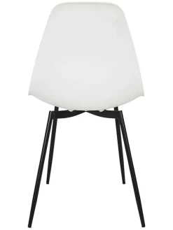 THE HOME DECO FACTORY Sitzmöbel<Esszimmerstuhl in Weiß - (B)50,7 x (H)84,8 x (T)45,5 cm