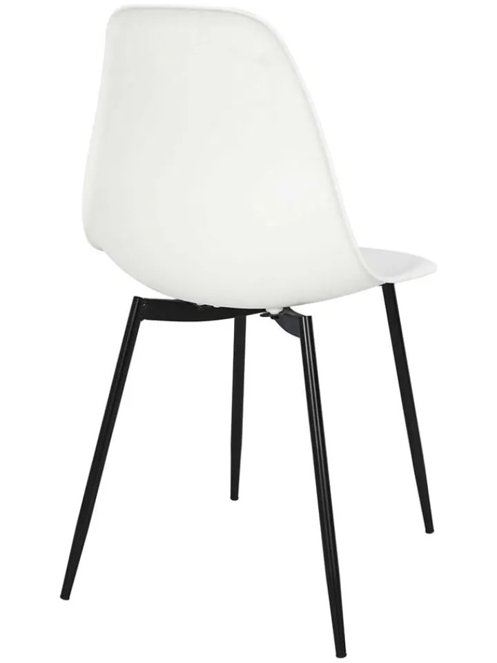 THE HOME DECO FACTORY Sitzmöbel<Esszimmerstuhl in Weiß - (B)50,7 x (H)84,8 x (T)45,5 cm