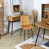Rétro Chic Sitzmöbel<Esszimmerstuhl ''Mateo'' in Gelb - (B)45 x (H)88 x (T)52 cm