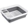 Wenko Weitere Haushaltshelfer<Faltbares Abtropfgestell in Grau/ Weiß - (B)36,5 x (H)13 x (T)31 cm