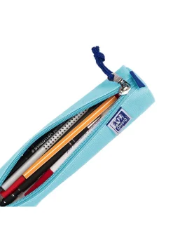 Oxford Büro- & Schulbedarf<Federmäppchen in Türkis - (B)22 x (H)4 x (T)4 cm