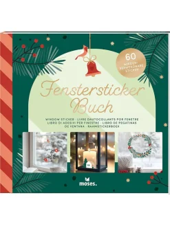 moses. Wohndekoration<Fenstersticker-Buch "Winterwunder" in Bunt
