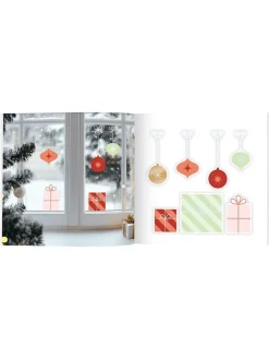 moses. Wohndekoration<Fenstersticker-Buch "Winterwunder" in Bunt