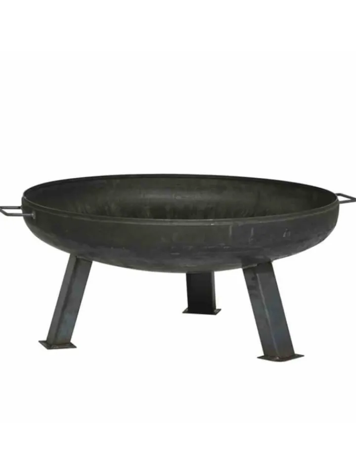 Siena Garden Grillen<Feuerschale XXL mit Handgriffen, Ø 55 cm in Anthrazit in Anthrazit