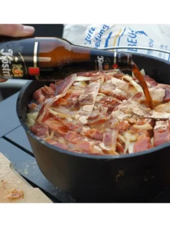 Camp Chef Grillen<Feuertopf Gusseisen in schwarz - 20cm