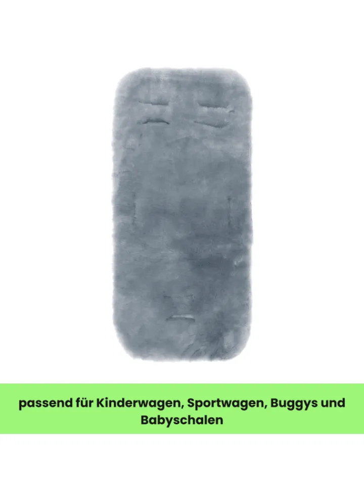 Kinderhaus Blaubär Lammfelle & Co<Fillikid Lammfelleinlage 73x33 TOP in Grau