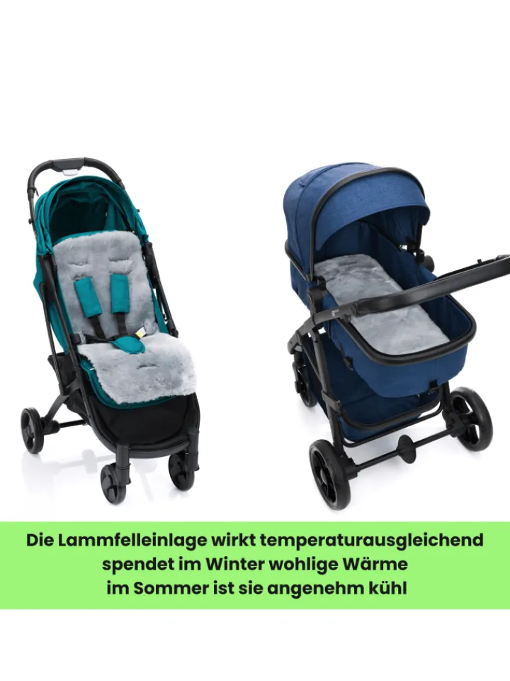 Kinderhaus Blaubär Lammfelle & Co<Fillikid Lammfelleinlage 73x33 TOP in Grau