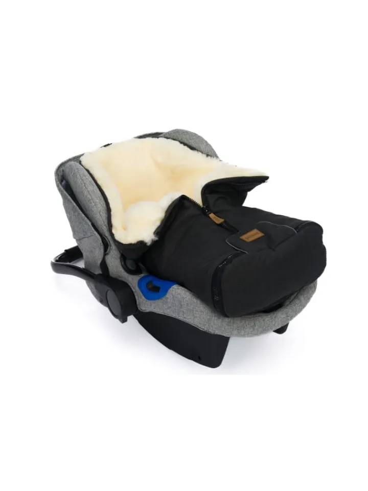 Kinderhaus Blaubär Lammfelle & Co<Fillikid Winterfußsack Pamir TOP in Ebenholz