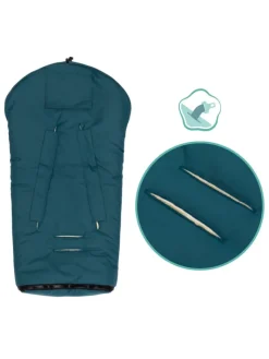 Kinderhaus Blaubär Lammfelle & Co<Fillikid Winterfußsack Pamir TOP in Petrol