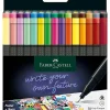 Faber-Castell Büro- & Schulbedarf<Filzschreiber "Finepen Grip" - 30 Stück