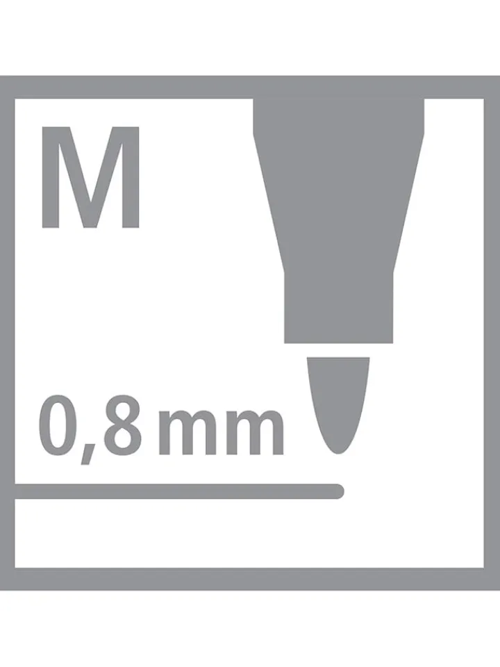 STABILO Büro- & Schulbedarf<Filzschreiber " pointMax - ARTY" - 24 Stück