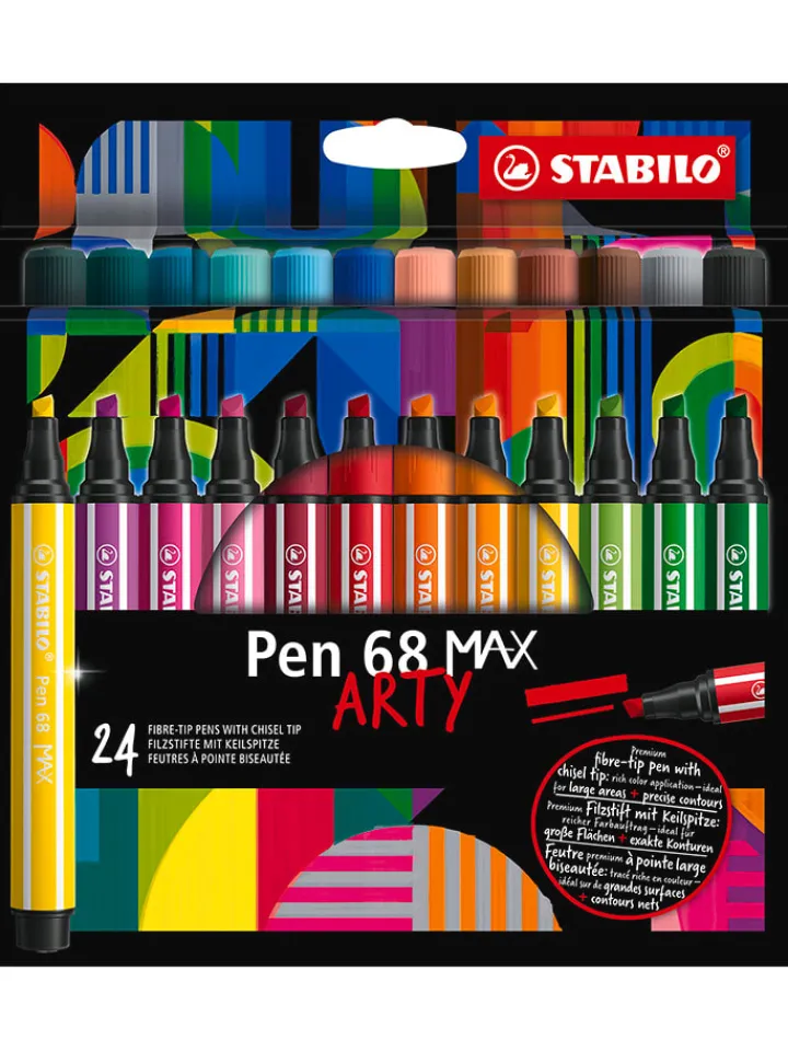 STABILO Büro- & Schulbedarf<Filzstifte ''Pen 68 MAX ARTY" - 24 Stück