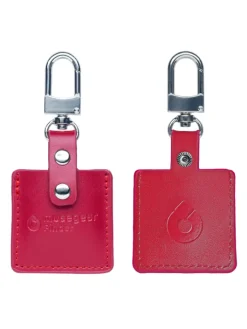 musegear Smarthome & Wetterstationen<Finder Mini weiß, Finder 2 hellblau, Finder 2 in Ledertasche Bordeaux