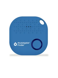 musegear Smarthome & Wetterstationen<Finder Mini weiß, Finder 2 hellblau, Finder 2 in Ledertasche Bordeaux