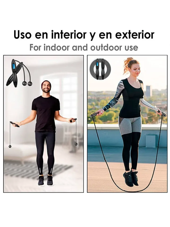 DAM Pflege & Gesundheit<Fitness-Springseil in Schwarz