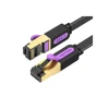 Wisam® Tablets, Konsolen & Elektronisches Spielzeug<Flaches Netzwerkkabel UTP CAT7 RJ45 Ethernet 10Gbps 15m schwarz