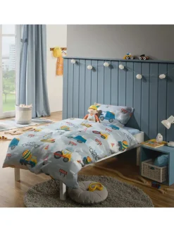 REDBEST Kindermöbel<Flanell Kinder-Bettwäsche in grau