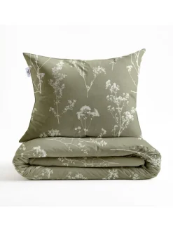 Heckett Lane Bettwäsche & Bettwaren<Flanell-Bettwäsche-Set ''Yarrow'' in Grün