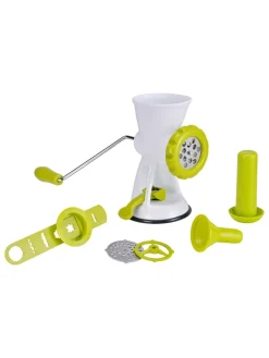 Chefware Küchenelektronik<Fleischwolf in Grün/ Weiß - (B)20 x (H)22 x (T)12 cm