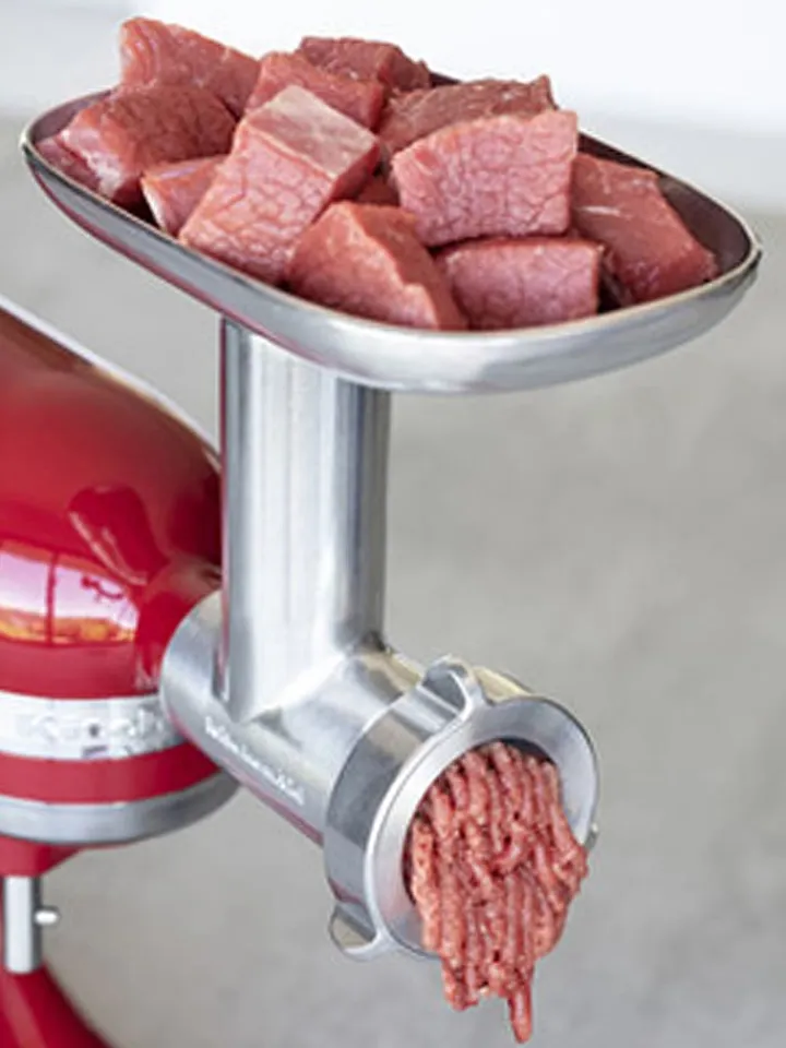 KitchenAid Küchenelektronik<Fleischwolf "5KSMMGA" in Silber