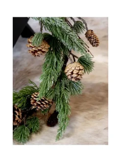 Chic Antique Künstliche Weihnachtsbäume<Fleur Kranz aus Zweigen mit Zapfen in grün
