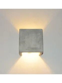 s.LUCE Wandleuchten<Flurlampe Plinth Beton in Grau