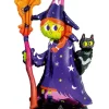 amscan Partyzubehör & -Dekoration<Folienballon "Scary Witch" in Lila/ Hellbraun/ Schwarz - (B)60 x (H)139 cm