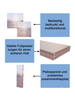 MCW Paravents<Foto-Paravent A83, 180x121cm Ocean