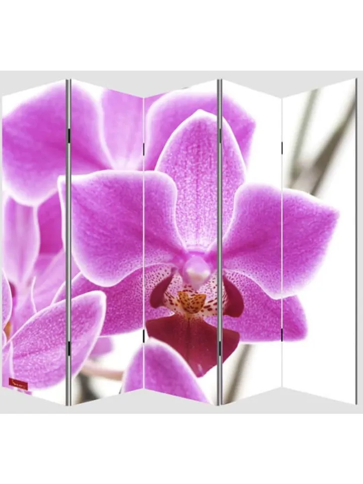MCW Paravents<Foto-Paravent Bagheria, 180x200cm, Orchidee