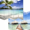 MCW Paravents<Foto-Paravent Bagheria, 180x200cm, Strand