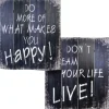 MCW Paravents<Foto-Paravent im Shabby-Look, 180x160cm, Spruch