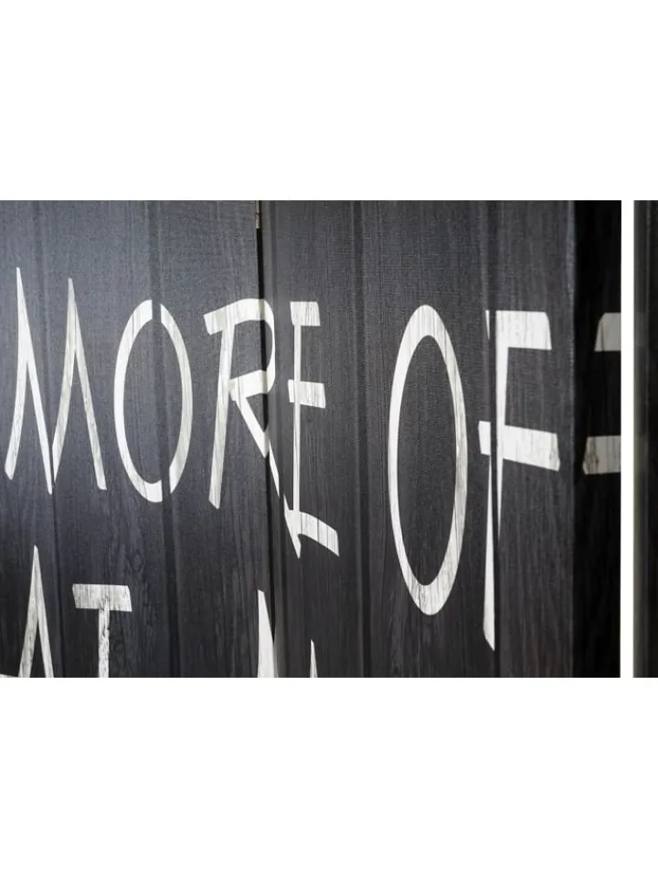 MCW Paravents<Foto-Paravent im Shabby-Look, 180x160cm, Spruch