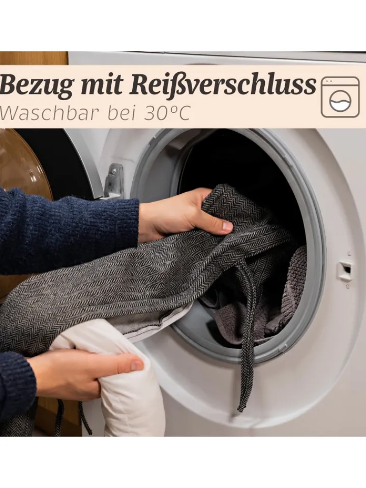 Praknu Tür- & Zugluftstopper<für Fenster bis 120cm - Waschbar - Energiesparend - Extra Lang