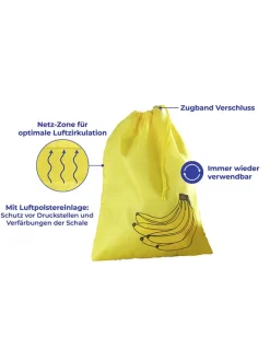 Wenko Aufbewahren & Servieren<Frischhaltebeutel in Gelb - (B)27 x (H)37 cm