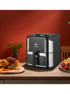 Laguiole Küchenelektronik<Fritteuse in Schwarz/ Silber - 8 l