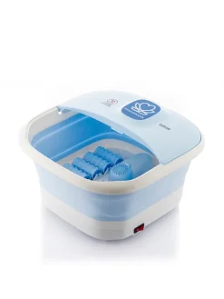 InnovaGoods Technik|Pflege & Gesundheit<Fußbad mit Massagerollen in Hellblau