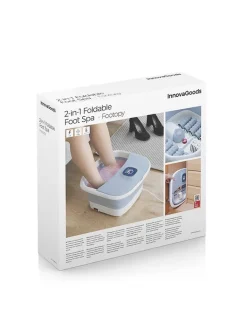 InnovaGoods Technik|Pflege & Gesundheit<Fußbad mit Massagerollen in Hellblau