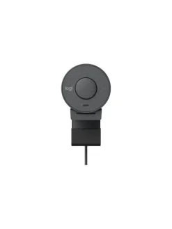 Logitech Foto & Video<Full HD-Webcam 1920 x 1080 Pixel mit Klemm-Halterung in Grau
