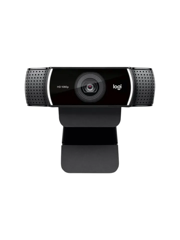 Logitech Foto & Video<Full-HD Webcam mit 1080p/30fps - Glasobjektiv mit 78° Sichtfeld in Schwarz