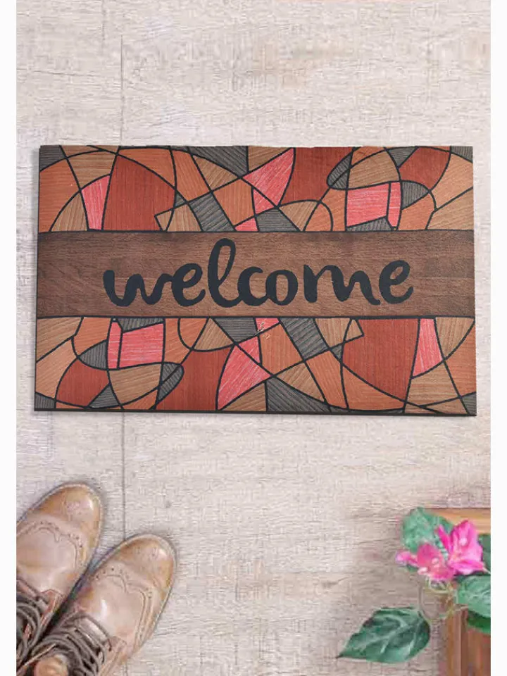 ABERTO DESIGN Teppiche & Fußmatten<Fußmatte "Come" in Bunt