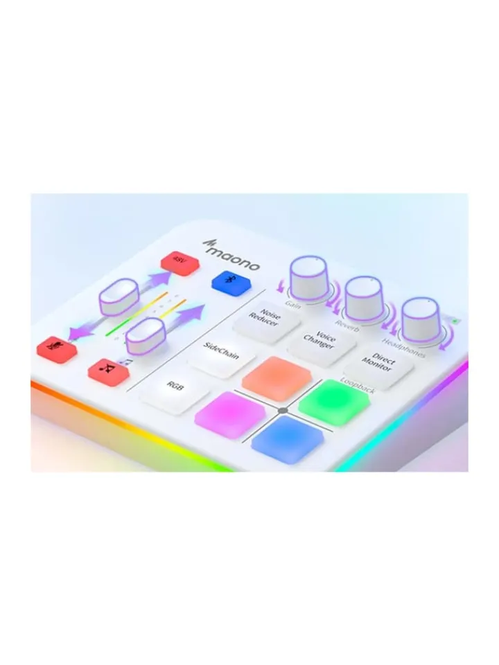 maono Tablets, Konsolen & Elektronisches Spielzeug<G1 Neo Soundkarte Weiß USB Audio Interface