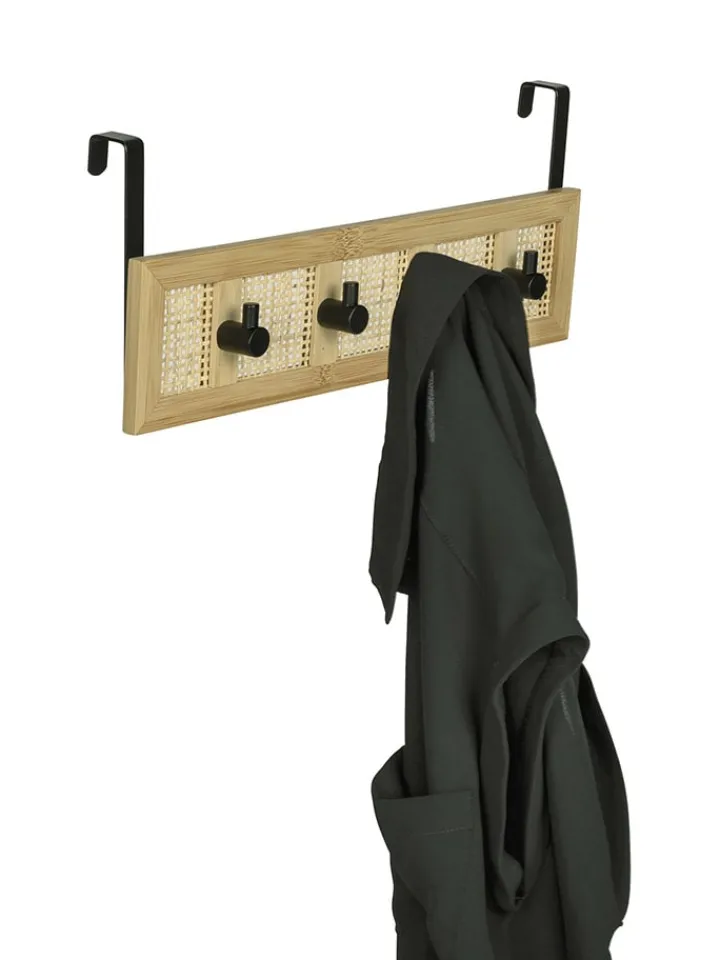 Wenko Garderoben<Garderobe in Hellbraun - (B)33 x (H)14 x (T)6 cm