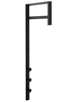 House Nordic Garderoben<Garderobe in Schwarz - (B)30 x (H)82 x (T)3 cm