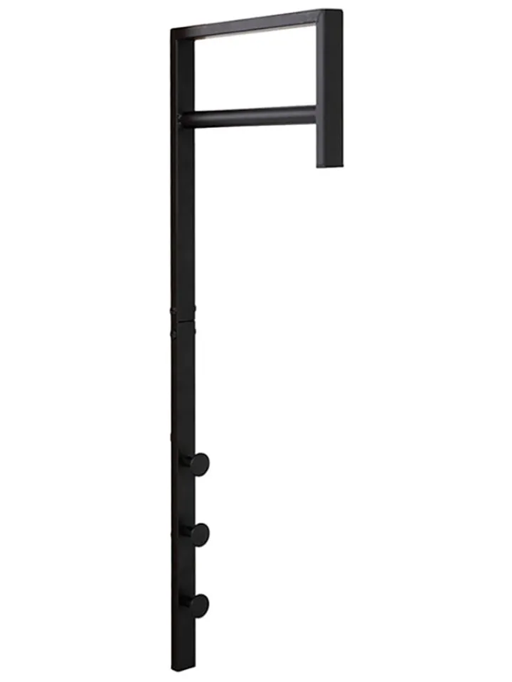 House Nordic Garderoben<Garderobe in Schwarz - (B)30 x (H)82 x (T)3 cm