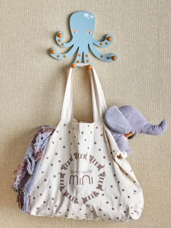 Bloomingville Babymöbel|Regale & Schränke<Garderobe "Oswall" in Hellblau - (B)26 x (H)30 cm